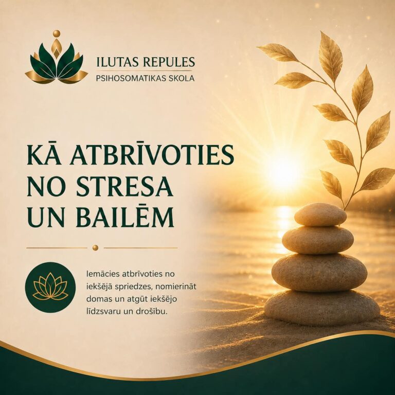 Praktiskais kurss ”Kā atbrīvoties no stresa un bailēm, un iegūt vairāk enerģijas?”