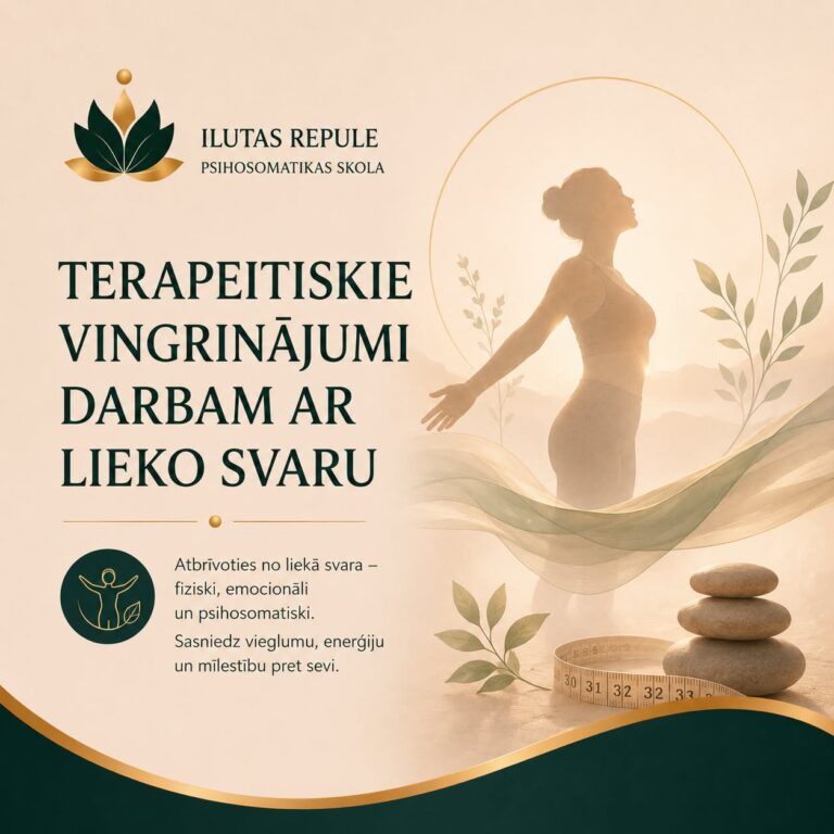 Terapeitiskie vebināri darbam ar lieko svaru.